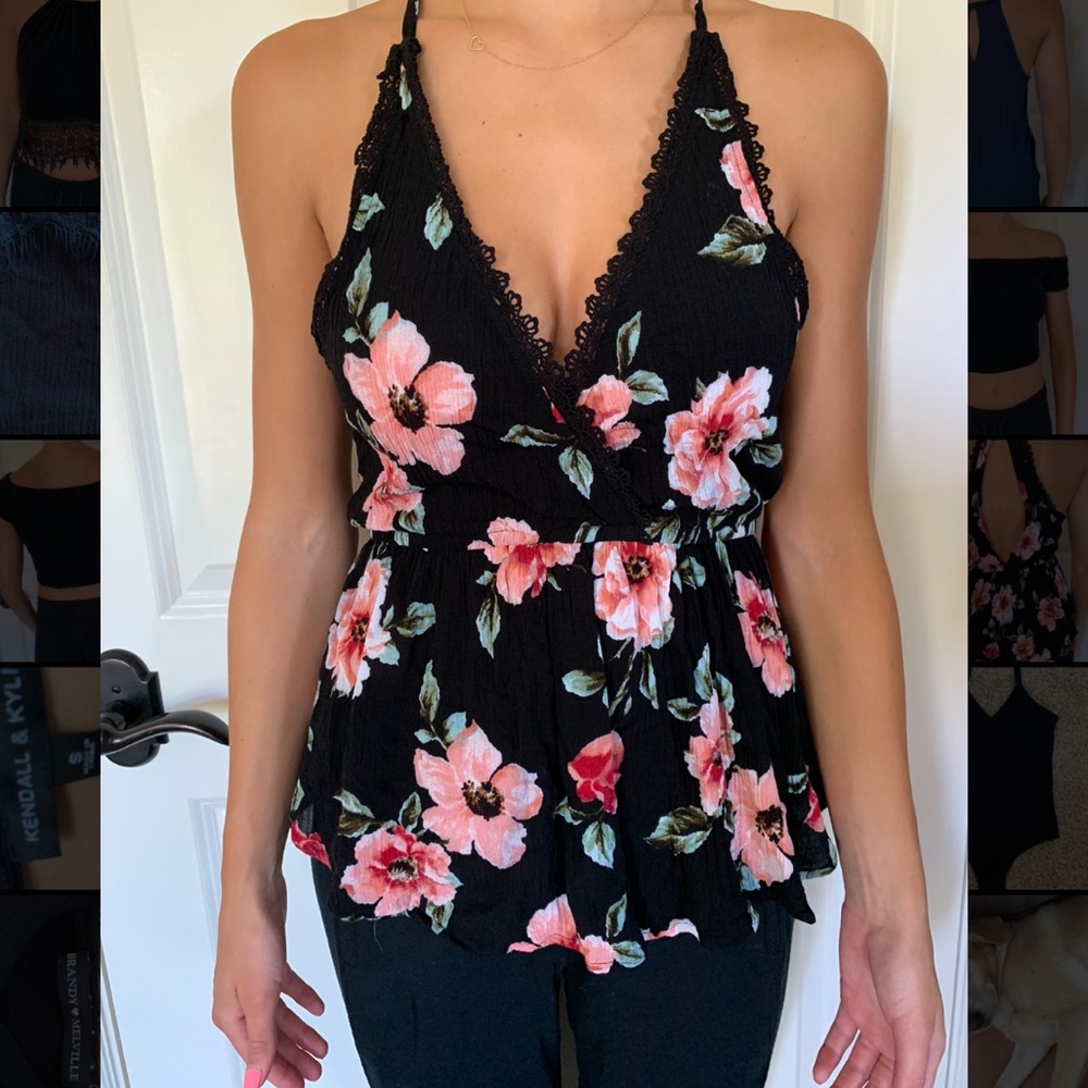 floral blouse tank top!